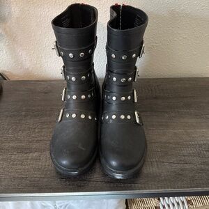 Steve Madden Thunder Black Rain Boot
